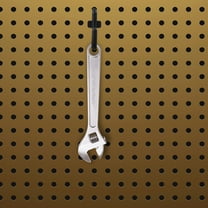 PENIKOKO Black Plastic Pegboard Hooks for Peg Board Shelving, 30 Pieces Storage Organizer Accessories