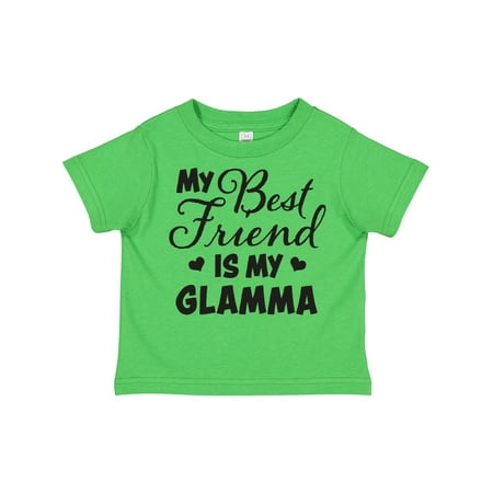 

Inktastic My Best Friend is My Glamma with Hearts Gift Toddler Boy or Toddler Girl T-Shirt