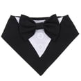 thumbnail image 1 of WHAMVOX Pañuelo Triangular Negro Para Perro Con Moño Para Estilo Y, 1 of 8