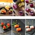 thumbnail image 4 of Juego de regalo de 15 Uds., accesorios Bloody Mary de Metal de acero inoxidable de 11cm, palillos de dientes de barra de brochetas de cóctel reutilizables para bebidas, 4 of 5