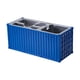thumbnail image 5 of Organizador de escritorio portátil con múltiples compartimentos para bolígrafos y contenedores de envío Azul cielo, 5 of 8