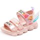 thumbnail image 1 of Sandalias de Disney para niñas, nueva moda, zapatos coreanos de verano para niños, zapatos de playa para estudiantes, suela blanda, zapatos de princesa para niñas pequeñas, 34 plantillas de 20,7 cm Gao Jinjia LED, 1 of 2