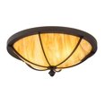thumbnail image 5 of Meyda Tiffany 205085 Dominga 3 Light 20" Wide Flush Mount Bowl Ceiling Fixture - Wrought, 5 of 7
