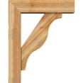 thumbnail image 3 of Ekena Millwork 8"W x 32"D x 40"H Funston Block Rough Sawn Bracket w/ Offset Brace, Western Red Cedar, 3 of 25