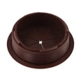 thumbnail image 6 of Round Flexible Abs Cable Cord Grommet Rubber Grommets Table Tv Console Hole Cover Wire Organizer for Desktop Cable Pass Coffee, 6 of 9
