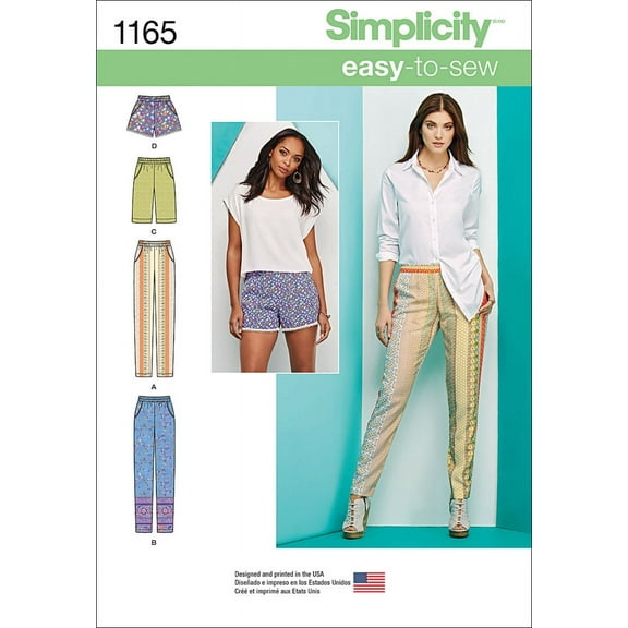 Simplicity Size 14-22 Skirts & Pants Pattern, 1 Each