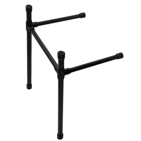 Kingston Brass VPB2218330 Dreyfuss Stainless Steel Console Sink Leg, Matte Black