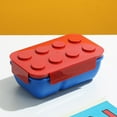 thumbnail image 3 of Product Classification Closure Bags & Lids & Boxes Product Title Building Block Lunch Container DIY Building Block Lunch Picnic Children's Bento Fruit Microwave Heating, 3 of 3