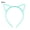 Light Green, variant on 3Pcs Lovely Cat Ears Women Girls Hoop Hairband Headband Party Hair Accessories