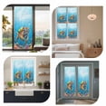 thumbnail image 7 of Funny Diving Tiger Window Privacy Film, Ocean Sea Coastal Coral Fish Marine Life Static Cling UV Sun Blocking Heat Control Window Tint Day and Night, Non-Adhesive One Way Privacy Cover 23.6''x59'', 7 of 7
