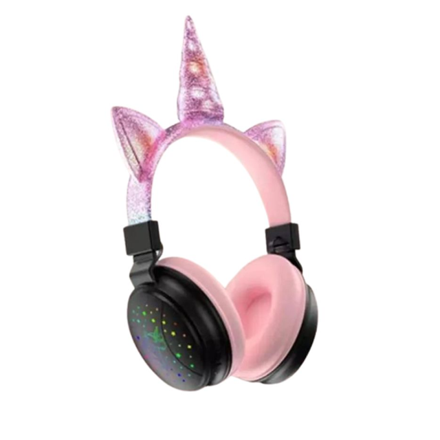Audífonos Bluetooth Unicornio GADGETS AND FUN con luces LED