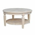 International Concepts Vista Solid Wood Round Coffee Table - Walmart.com