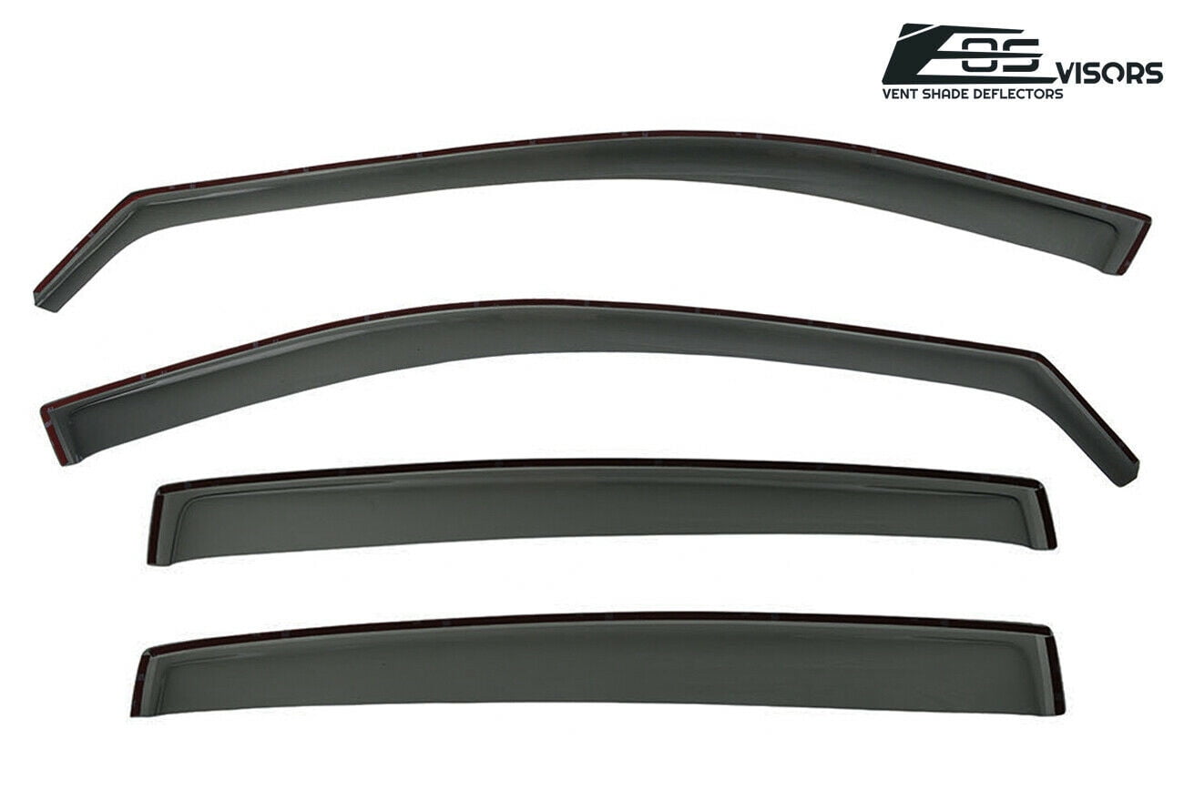 JDM In-Channel Style Side Window Visors Deflectors Rain Guard For 04-08 Acura TL