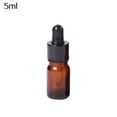 thumbnail image 2 of LA TALUS Mini Amber Glass Liquid Reagent Pipette Bottle Eye Dropper Empty Brown 5ML 2Pcs, 2 of 13