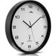 thumbnail image 5 of Reloj de pared radiocontrolado silencioso negro Ø 31cm con segundero Cambio de hora automático esquí esquí Gafas de esquí, 5 of 5