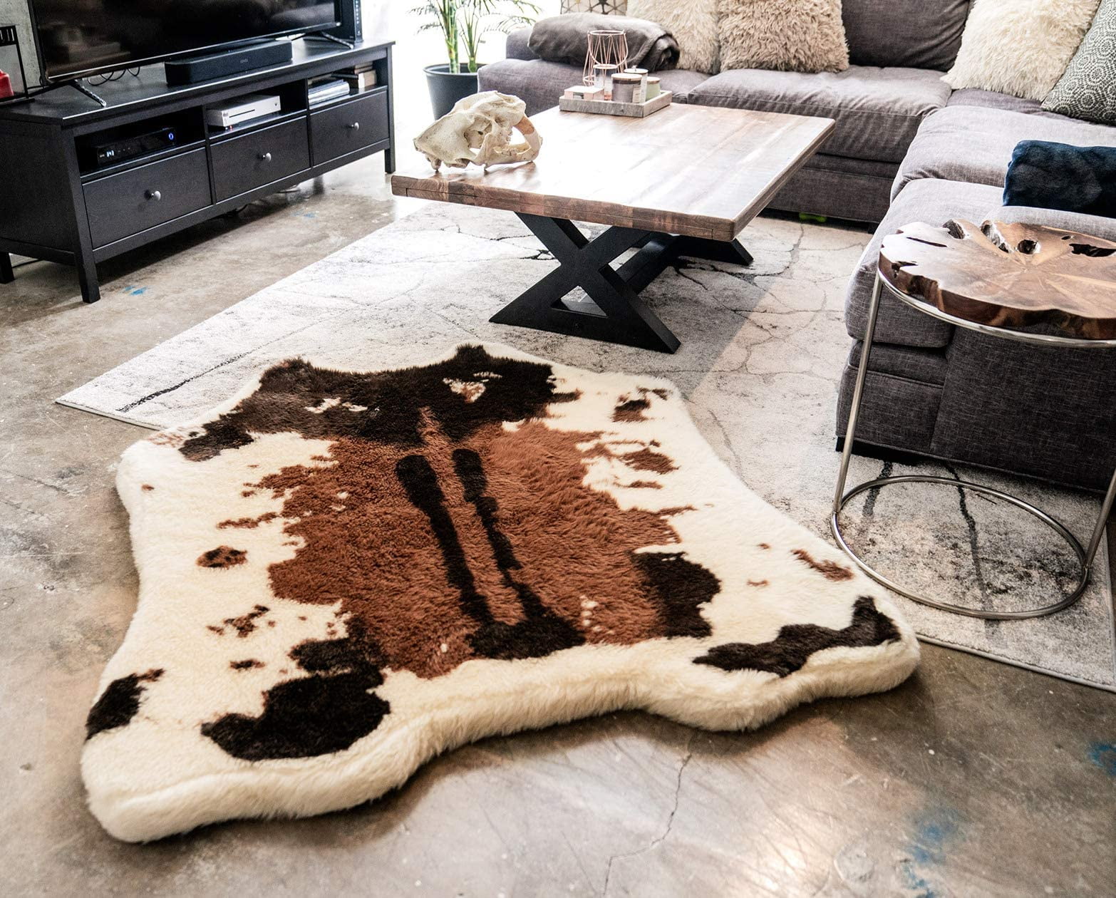 PAW BRANDS PupRug Animal Print Memory Foam Dog Bed
