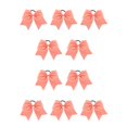 thumbnail image 3 of Jumpingount Banda para el cabello grande Nudo de lazo Elástico Ajustable Decorativo Cuerda para el cabello Elásticos Scrunchies para mujeres Accesorios rosa melocotón 10piezas Jumpingount CBP458633, 3 of 4