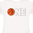 thumbnail image 4 of Inktastic One Basketball First Birthday Boys or Girls Long Sleeve Baby Bodysuit, 4 of 5