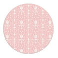 thumbnail image 7 of LNWH Non-Slip Decorative Drink Coasters, Absorbent Pink Abstract Pistil Art Pattern Drink Mats, 6PCS, 7 of 7