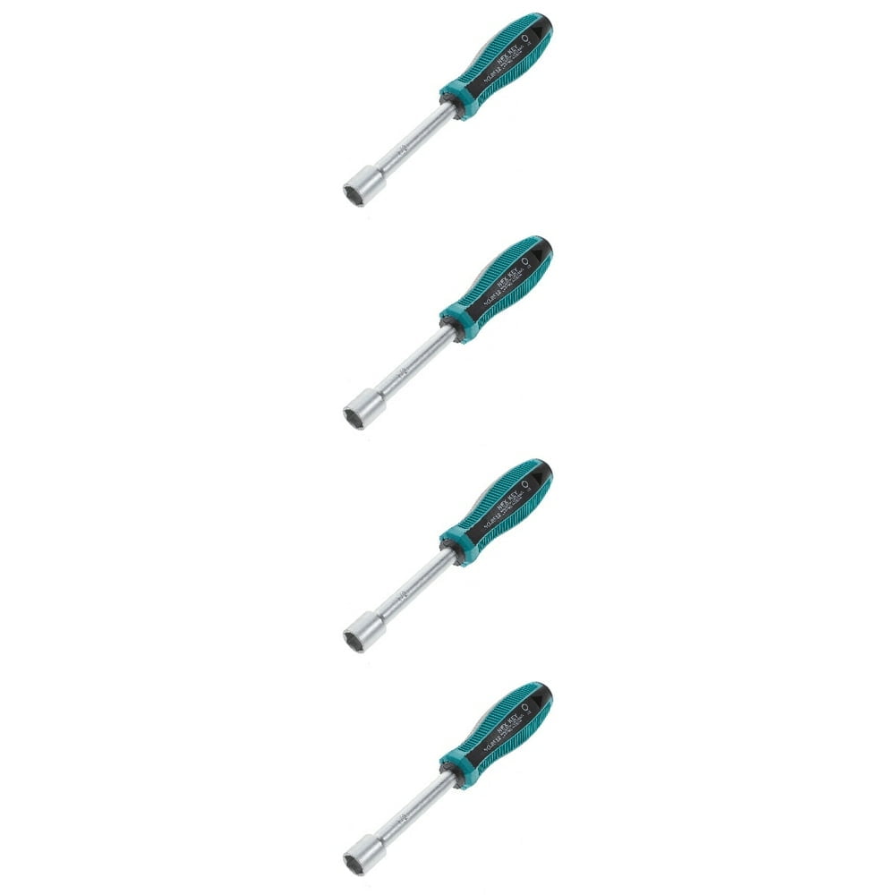 HLONK4 Pack 7/16 Nut Driver Screwdriver Socket Wrench Ratchet Cordless Drill