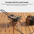 thumbnail image 3 of <p>Portable Grill Pan With Handle Square Mini Frying Pan Mini Square Fry Pan Square Small Frying Pan Camping Grill Pan Camping BBQ Grill Pan Mini Square Fry Pan Portable Grill Pan, 3 of 7