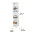 thumbnail image 3 of Organizador de accesorios para colgar Shelf Whitmor con 8 secciones, color blanco, 3 of 3