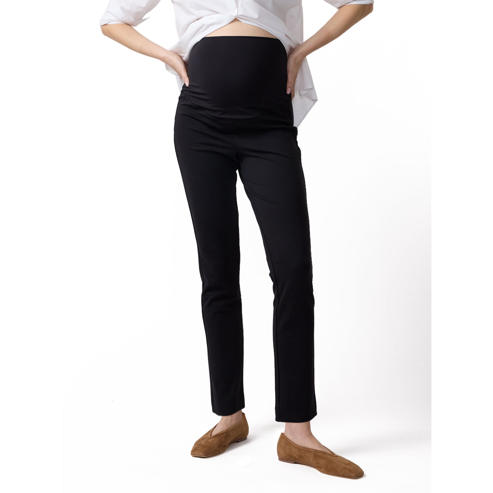 Ingrid & Isabel For Every Belly Women's Maternity Slim Ponte Pant, Sizes XS-XXL