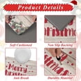 thumbnail image 4 of 2Piece Anti Fatigue Kitchen Rug Runner Set for Home Office Non Slip Waterproof Heavy Duty Comfort Standing Mats (17x28+17x47Inch, Christmas), 4 of 6