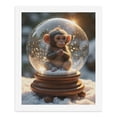 thumbnail image 5 of Paint by Numbers Kit for Adults, Snow Globe Monkey Charm Paint by Numbers, Easy Paint by Numbers Kit for Adults Beginner, DIY Adult Paint by Number Kits on Canvas, 12x16in Home Decor, 5 of 7