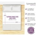 thumbnail image 4 of Washable Bed Protector/Pad with Tucks - Super Kingsize | Quality Sheet is OekoTex Certified & Best Used for Incontinence & Bed wetting|Waterproof Mattress Cover & Absorbency is 3L, 4 of 5