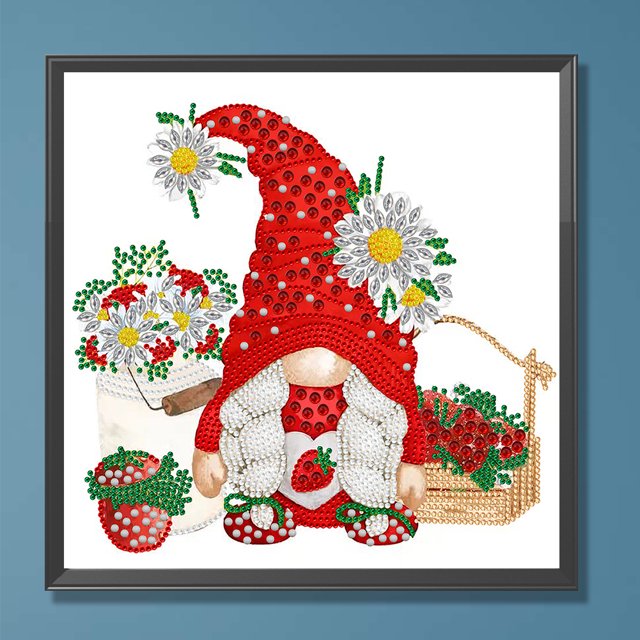 Cuadros Decorativos Kit de pintura de diamante con forma especial parcial de bricolaje 5D decoración GOBLIN (LY045) Wdftyju embutido en tela