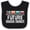 Black and White, variant on Inktastic Future Railroad Engineer Train Boys or Girls Baby Bib