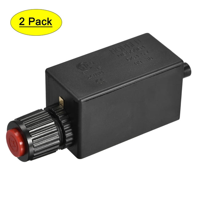 Uxcell 1 Salida Botón de Plástico Generador de Chispa de Reemplazo para Parrilla/Calentador 2 Paquete