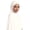 Beige, variant on Slip-on Modal Jersey Hijab Head Scarf Wrap for Muslim Women