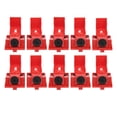 thumbnail image 3 of Circuit Breaker Lockout, Circuit Breaker Clamp On Lock 10PCS High Low Temp Resistant Durable Secure Locking  For Less 16.5mm Handle For Chemical Industry, 3 of 8