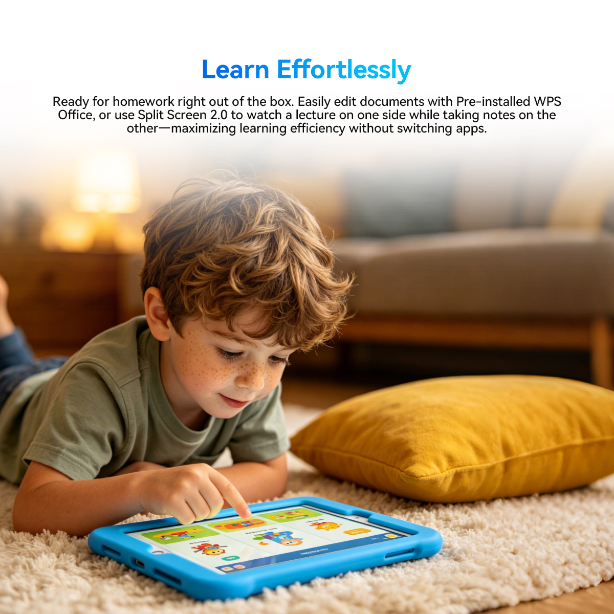 Blackview OSCAL KIDO2 Kids Tablet 10.1-Inch with Case, Blue photo 4