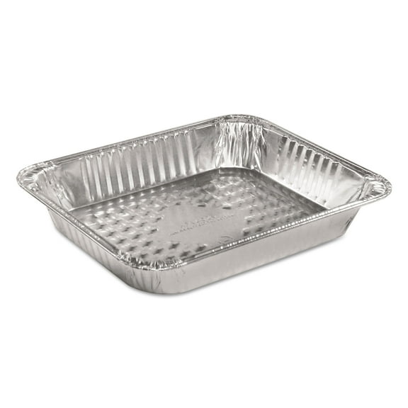 Aluminum Steam Table Pans, Half-Size Medium, 2.19" Deep, 10.38 x 12.75, 100/Carton | Bundle of 2 Cartons
