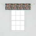 thumbnail image 2 of Ambesonne Leaves Valance Pack of 2, Birds Foliage Flowers, 54"X12", Multicolor, 2 of 2