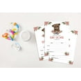 thumbnail image 4 of Inkdotpot 30 Fill In StyleBaby Shower Invitation Cards Bear Jungle Animals Blank Invites, 4 of 7
