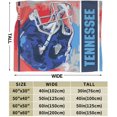 thumbnail image 2 of Tennessee Flannel Throw Blanket ，Football Style Pride Paint Travel Blanket Gifts for Men Women Boy Decor Sofa Bed 60"x80", 2 of 6