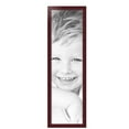 thumbnail image 2 of ArtToFrames 13" x 46" Cherry Picture Frame, 13x46 inch Red Wood Poster Frame (WOM-4333), 5 Pack, 2 of 7