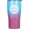thumbnail image 2 of Vintage 1972 50th Birthday Gifts for Women Men Insulated Stainless Steel Tumbler - 50 Year Old Presents Best Gift for Her or Him 50th Party Decorations Supplies (Purple Teal), 2 of 3
