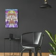 thumbnail image 6 of Epic Art 'Sugar Skull' by Dean Russo, Acrylic Glass Wall Art, 16"x24", 6 of 8