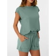 thumbnail image 3 of Conjunto de dos piezas AUTOMET Women's Lounge Summer Outfits 2025 Green, 3 of 6