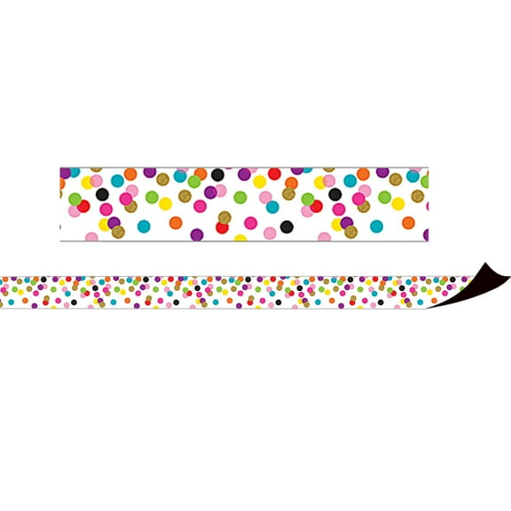 Teacher Created Resources Confetti Magnetic Border