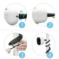 thumbnail image 3 of Mount Compatible with ARLO PRO / PRO2 Ultra / PRO3 ARLO GO / ARLO HD Camera Flexible Adjustable Wall Mount Attaching Camera without Tools or Drilling Holes, 3 of 7