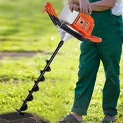 2.3KW 71cc Post Hole Digger Gas Powered Earth Auger Borer Fence Ground Drill 3 Bits