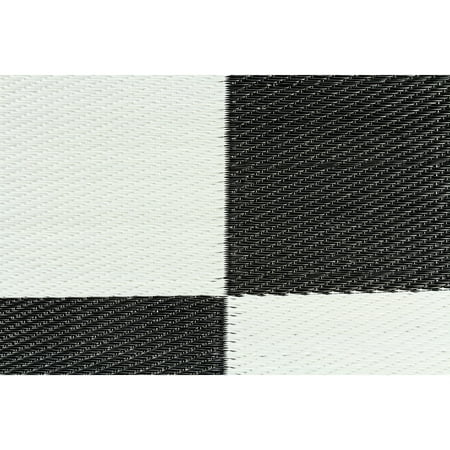 Camco 9 X 12 Reversible Rv Outdoor Mat Camping Mat Checkered