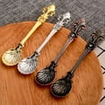 thumbnail image 6 of Retro Coffee Tea Mini Ice Cream Dessert Crystal Spoon Scoop, 4.5 Inch Long Sceptres, 6 of 6