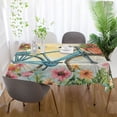 thumbnail image 6 of YAZAOO Square Tablecloth Enjoy Your Bicycle Pattern Tableclothes, 6 of 9